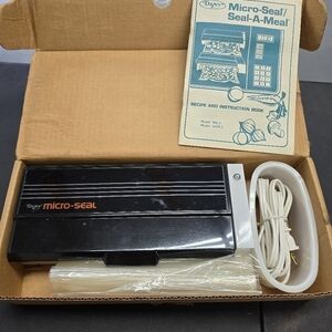 NEW 1989 Dazey Micro-Seal a meal vintage food saver WORKS GREAT